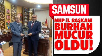 MHP Samsun İl Başkanlığı'nda Nöbet Değişimi